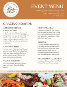 Event Catering Menu